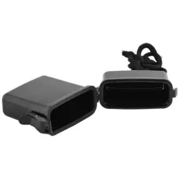 Waterproof Beach Box Black Open